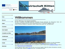 Tablet Screenshot of fischerei-klitten.de